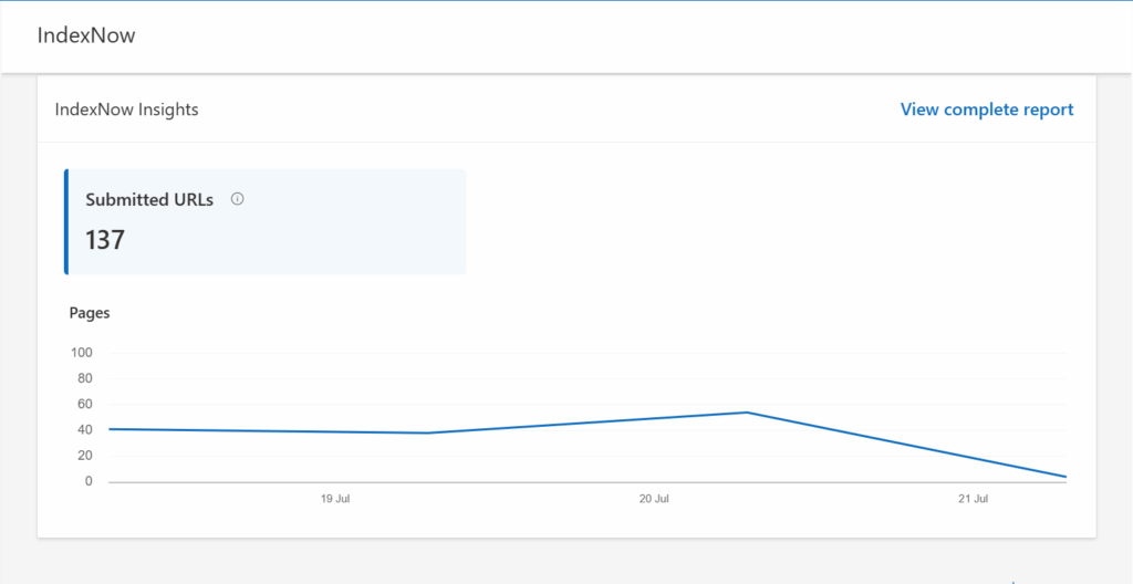Bing IndexNow
